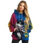 Barcelona Jack Skellington Blue Hoodie Best Selling