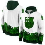 Barcelona Lucky Motif White Green Hoodie Best Selling