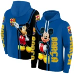 Barcelona Mickey Mouse Blue Black Hoodie Best Selling