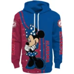 Barcelona Minnie Mouse Blue Hoodie Best Selling