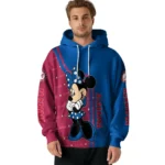 Barcelona Minnie Mouse Blue Hoodie Best Selling