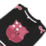 Barcelona Pink Ribbon Black Pink Sweater Best Selling