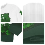 Barcelona St Patrick White Sweater Best Selling