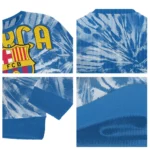 Barcelona Tie Dye Designs Blue Sweater Best Selling