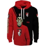 Bournemouth Achmed Skull Red Hoodie Best Selling