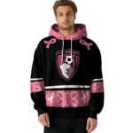 Bournemouth Awareness Ribbon Black Pink Hoodie Best Selling