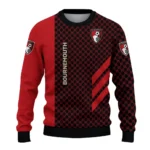 Bournemouth Circles Mesh Red Black Sweater Best Selling
