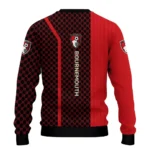 Bournemouth Circles Mesh Red Black Sweater Best Selling