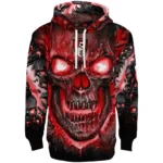 Bournemouth Demonic Skull Red Black Hoodie Best Selling