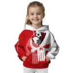 Bournemouth Graphic Punisher Red White Hoodie Best Selling