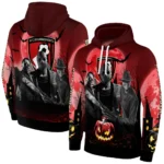 Bournemouth Halloween Vibes Red Black Hoodie Best Selling