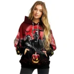 Bournemouth Halloween Vibes Red Black Hoodie Best Selling