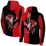 Bournemouth Heartbeat Graphic Red Hoodie Best Selling