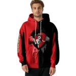 Bournemouth Heartbeat Graphic Red Hoodie Best Selling