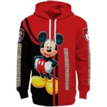 Bournemouth Mickey Mouse Red Black Hoodie Best Selling