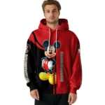 Bournemouth Mickey Mouse Red Black Hoodie Best Selling
