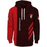 Bournemouth Monogram Pattern Red Hoodie Best Selling