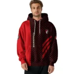 Bournemouth Monogram Pattern Red Hoodie Best Selling