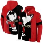 Bournemouth Playful Snoopy Red Hoodie Best Selling