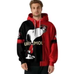 Bournemouth Playful Snoopy Red Hoodie Best Selling