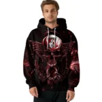 Bournemouth Skull Artwork Red Black Hoodie Best Selling