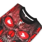 Bournemouth Skull Intensity Red Black Sweater Best Selling