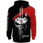 Bournemouth Skull Punisher Black Hoodie Best Selling