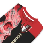 Bournemouth Skull Swirl Red Black Sweater Best Selling