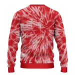 Bournemouth Tie Dye Designs Red Sweater Best Selling