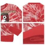 Bournemouth Tie Dye Designs Red Sweater Best Selling
