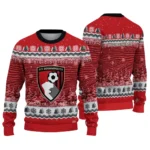 Bournemouth Tree Pattern Red Sweater Best Selling