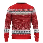 Bournemouth Tree Pattern Red Sweater Best Selling