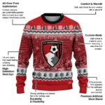Bournemouth Tree Pattern Red Sweater Best Selling