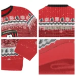 Bournemouth Tree Pattern Red Sweater Best Selling