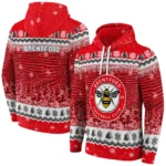 Brentford Christmas Trees Red Hoodie Best Selling