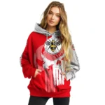 Brentford Graphic Punisher Red White Hoodie Best Selling