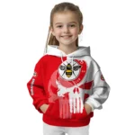 Brentford Graphic Punisher Red White Hoodie Best Selling