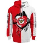Brentford Heartbeat Graphic Red Hoodie Best Selling