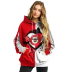 Brentford Heartbeat Graphic Red Hoodie Best Selling