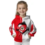 Brentford Heartbeat Graphic Red Hoodie Best Selling