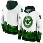 Brentford Lucky Motif White Green Hoodie Best Selling