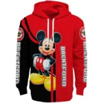 Brentford Mickey Mouse Red Black Hoodie Best Selling