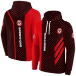 Brentford Monogram Pattern Red Hoodie Best Selling