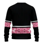 Brentford Pink Ribbon Black Pink Sweater Best Selling