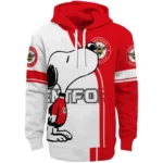 Brentford Playful Snoopy Red Hoodie Best Selling