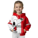 Brentford Playful Snoopy Red Hoodie Best Selling