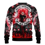 Brentford Skull Intensity Red Black Sweater Best Selling