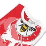 Brentford Skull Split Red White Sweater Best Selling