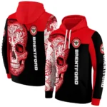 Brentford Sugar Skull Red Black Hoodie Best Selling