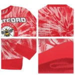 Brentford Tie Dye Designs Red Sweater Best Selling